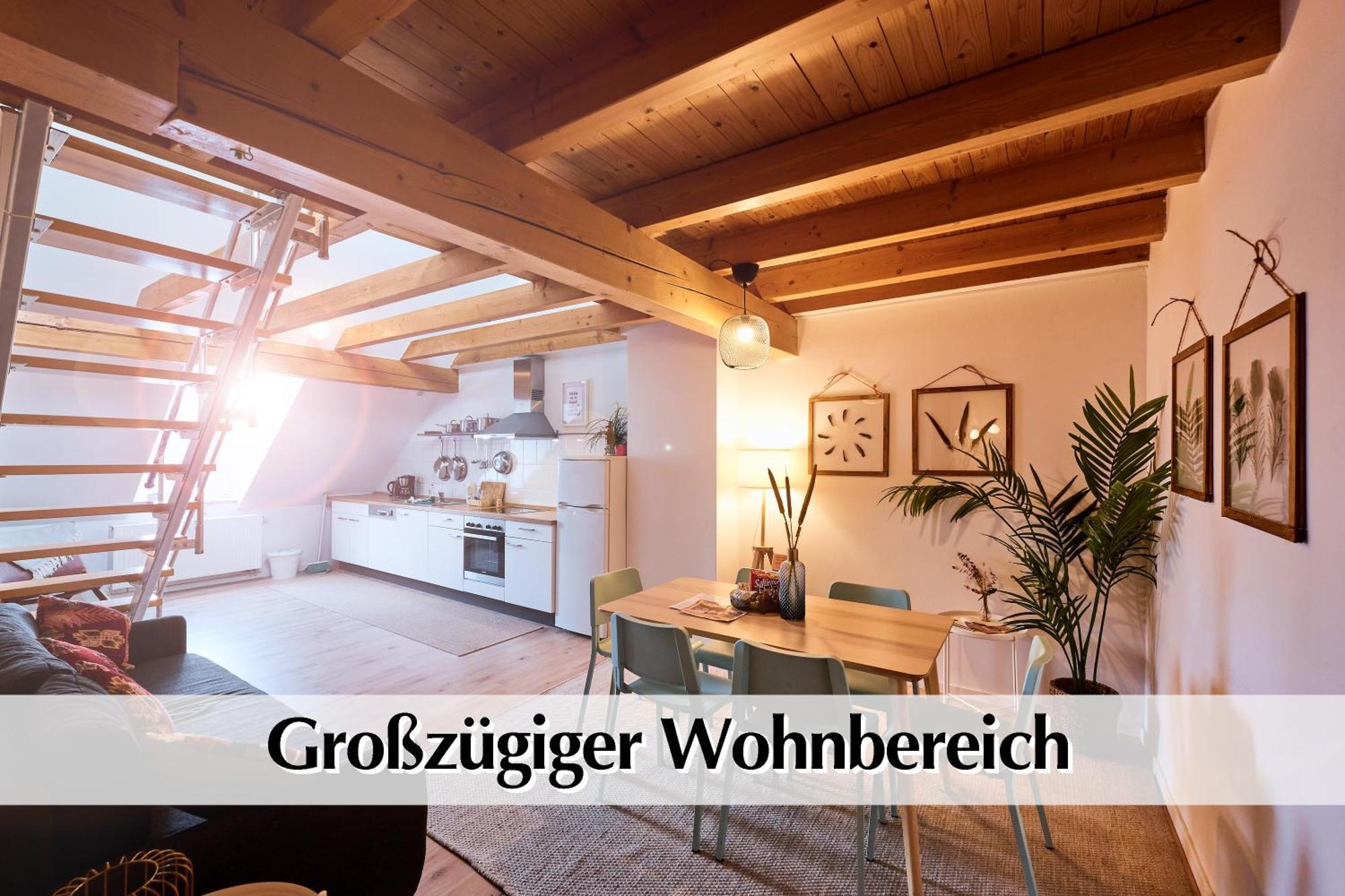 Helle 72Qm Maisonette Wohnung Im Herzen Erfurts Mit Kingsize Bett, Smart-Tv, Etc المظهر الخارجي الصورة