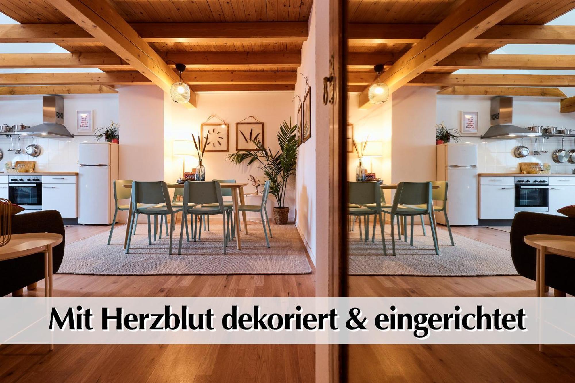 Helle 72Qm Maisonette Wohnung Im Herzen Erfurts Mit Kingsize Bett, Smart-Tv, Etc المظهر الخارجي الصورة